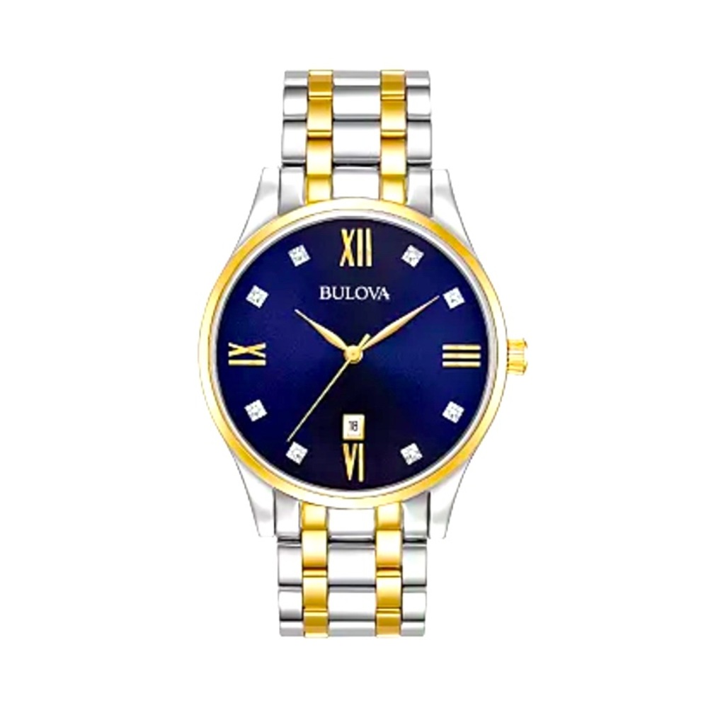 Bulova 2 Tone Diamond Watch